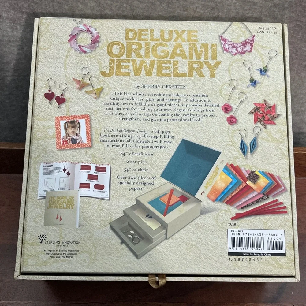 Deluxe Origami Jewelry Kit Sterling Innovation OPEN BOX - Picture 2 of 10